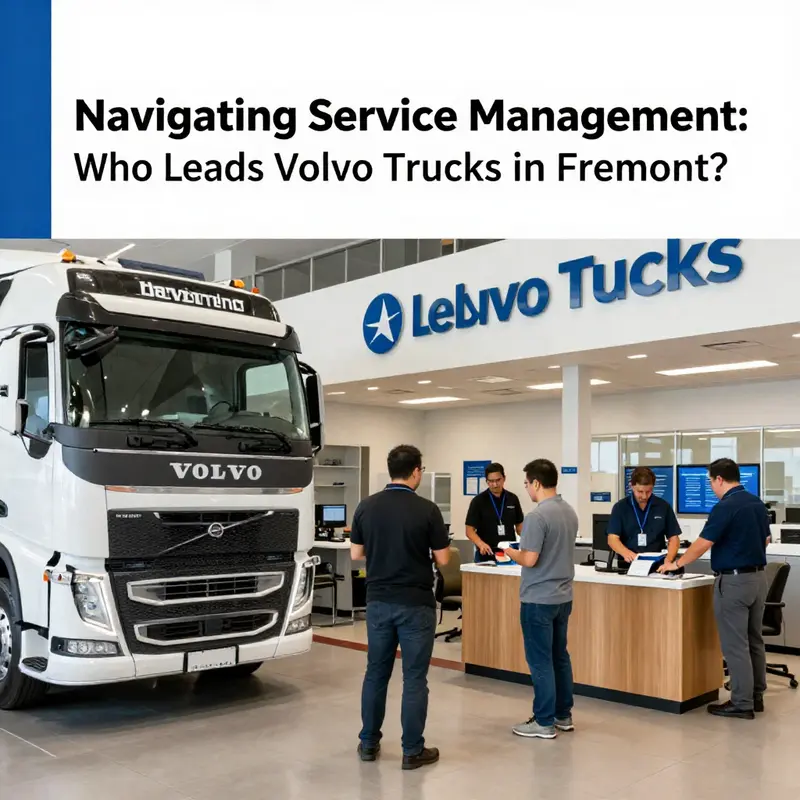The service department at the Fremont Volvo Trucks location, where customer needs are managed.