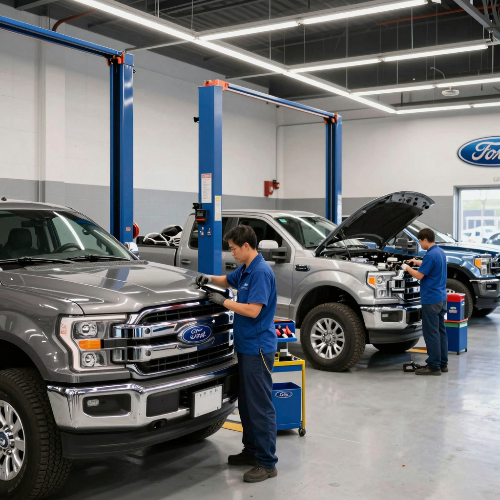 Professional Ford Service Bay
