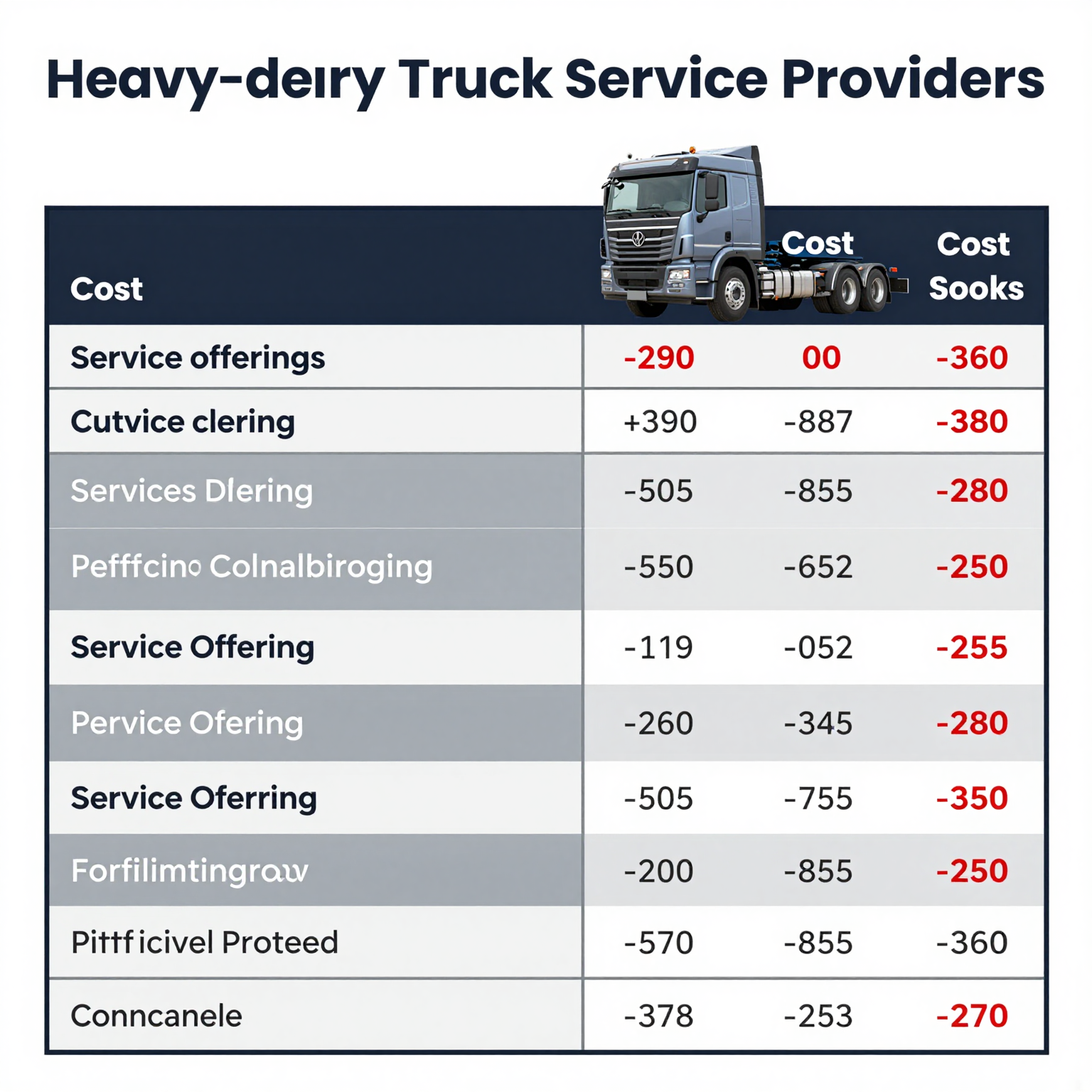 Service Provider Comparison