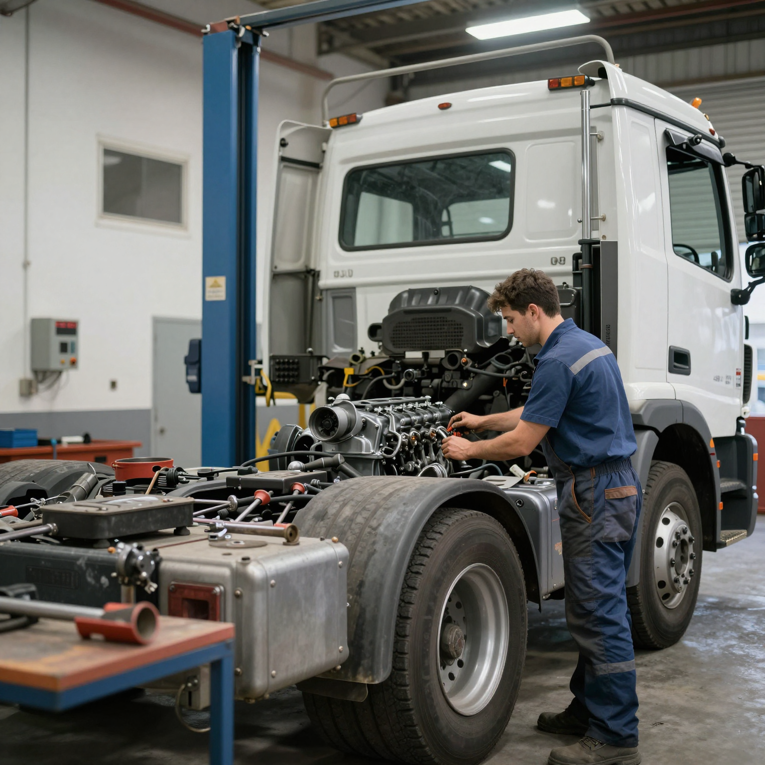 Truck Service in Action