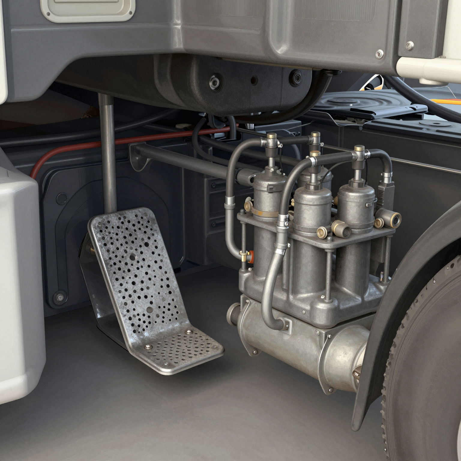 Service Brakes System in a Semi Truck