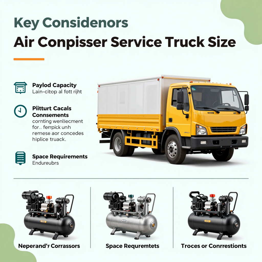 Key Considerations for Air Compressor Service Truck Size
