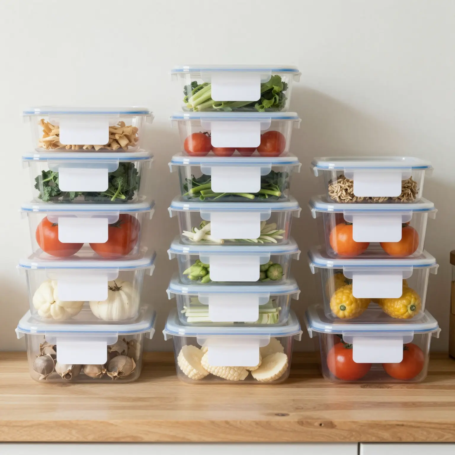 Well-Organized Food Containers