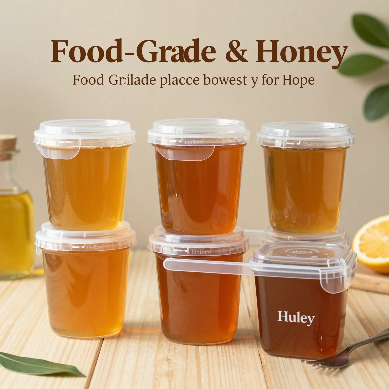 Benefits of Food-Grade Plastic Containers for Honey