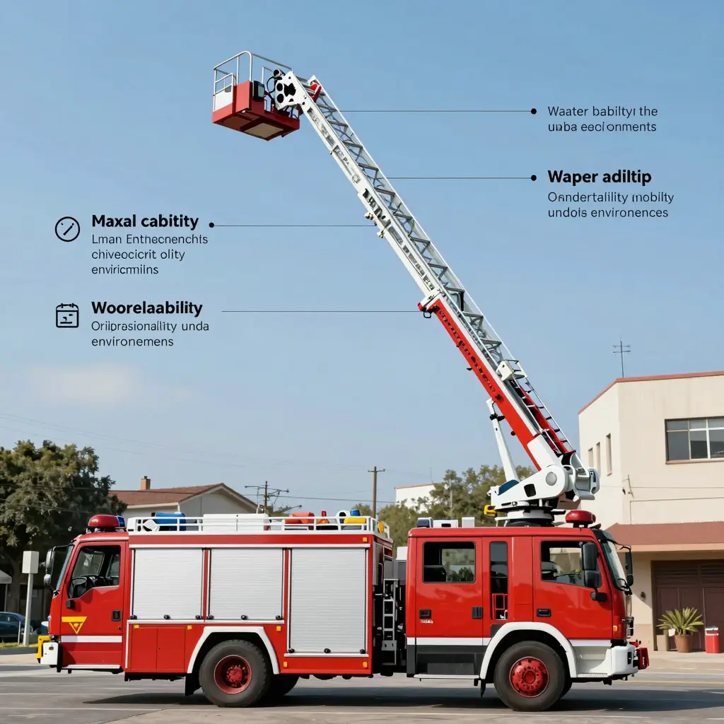 Features of a Ladder Fire Truck