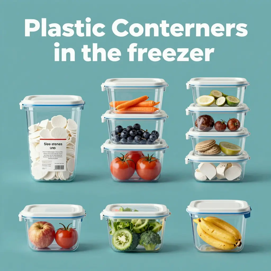 Tips for Choosing the Right Plastic Containers for Freezing Food